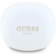 Bluetooth Слушалки Guess - Wireless Earbuds Flat Classic Logo Electroplated  Bluetooth 5.4, TWS, Microphone, 300mAh - White
