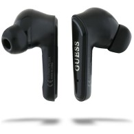 Bluetooth Слушалки Guess - Wireless Earbuds Flat Classic Logo Electroplated  Bluetooth 5.4, TWS, Microphone, 300mAh - Black