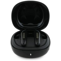 Bluetooth Слушалки Guess - Wireless Earbuds Flat Classic Logo Electroplated  Bluetooth 5.4, TWS, Microphone, 300mAh - Black