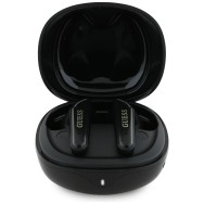 Bluetooth Слушалки Guess - Wireless Earbuds Flat Classic Logo Electroplated  Bluetooth 5.4, TWS, Microphone, 300mAh - Black
