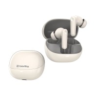 Bluetooth Слушалки ColorWay - Wireless Earbuds Slim TWS-1 Bluetooth 5.3, 400mAh, Type-C - Beige