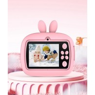 Детски фотоапарат с моментално принтиране fixGuard M300 , Printing camera, 1080P HD (Розов)