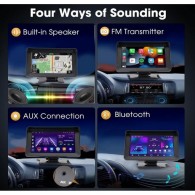 fixGuard C70, 7" CarPlay Touch Screen, Android Auto, Bluetooth, GPS, Камера