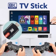 fixGuard Q9 8K TV Stick с Android 11.1 – 64GB, 10 000 игри, HDMI 8K изход, гейм конзола с дистанционно и контролер