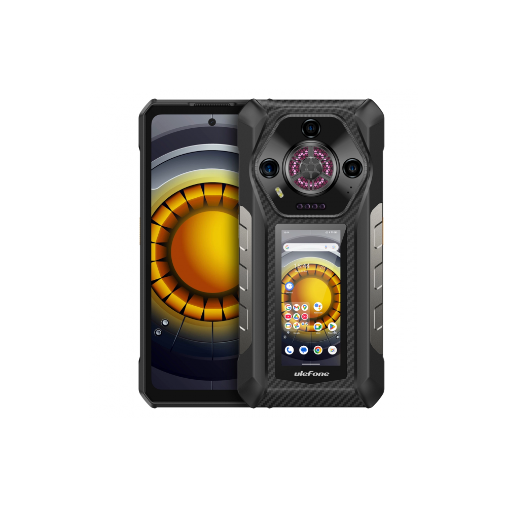 Смартфон Ulefone Armor 30 Pro, 16+512GB, 12800 mAh батерия, 50MP предна камера, 6.95" преден дисплей и 3.4" заден дисплей.