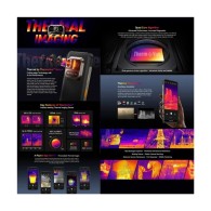 Смартфон Ulefone Armor 25T Pro Thermal, 6.78", 6GB RAM, 256GB, 5G, IP68/IP69K, черен