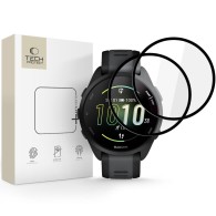 Стъклен протектор Tech-protect Glass Flex+ 2-pack, Garmin Forerunner 165, Black