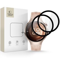 Стъклен протектор Tech-protect Glass Flex+ 2-pack Huawei Watch 5 (46 mm) Black