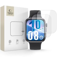 Стъклен протектор Tech-protect Hydro Flex+ 2-pack, Huawei Watch Fit 3 / 4, Clear