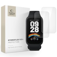 Tech-protect Hydroflex Fit+ 2-pack, Xiaomi Smart Band 9 Active, Clear
