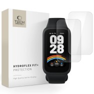 Tech-protect Hydroflex Fit+ 2-pack, Xiaomi Smart Band 9 Active, Clear