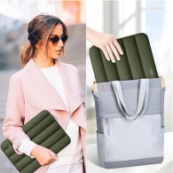 Чанта за лаптоп Tech-protect Fluffy Laptop 13"-14" Army Green