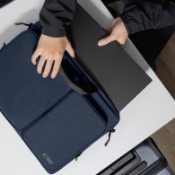 Чанта за лаптоп Tech-protect Defender Bag Laptop 17" Navy Blue