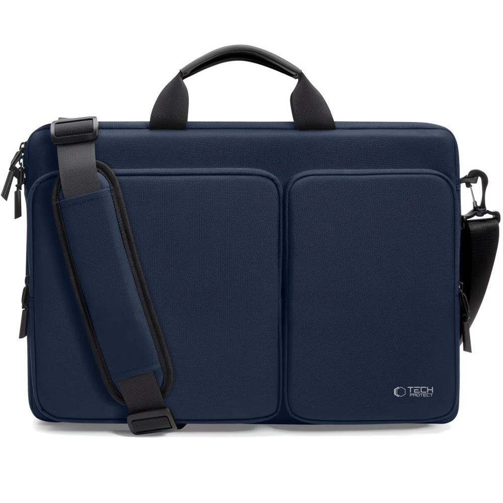 Чанта за лаптоп Tech-protect Defender Bag Laptop 17" Navy Blue
