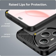 Techsuit - Carbon Silicone - Honor 400 Pro - Black