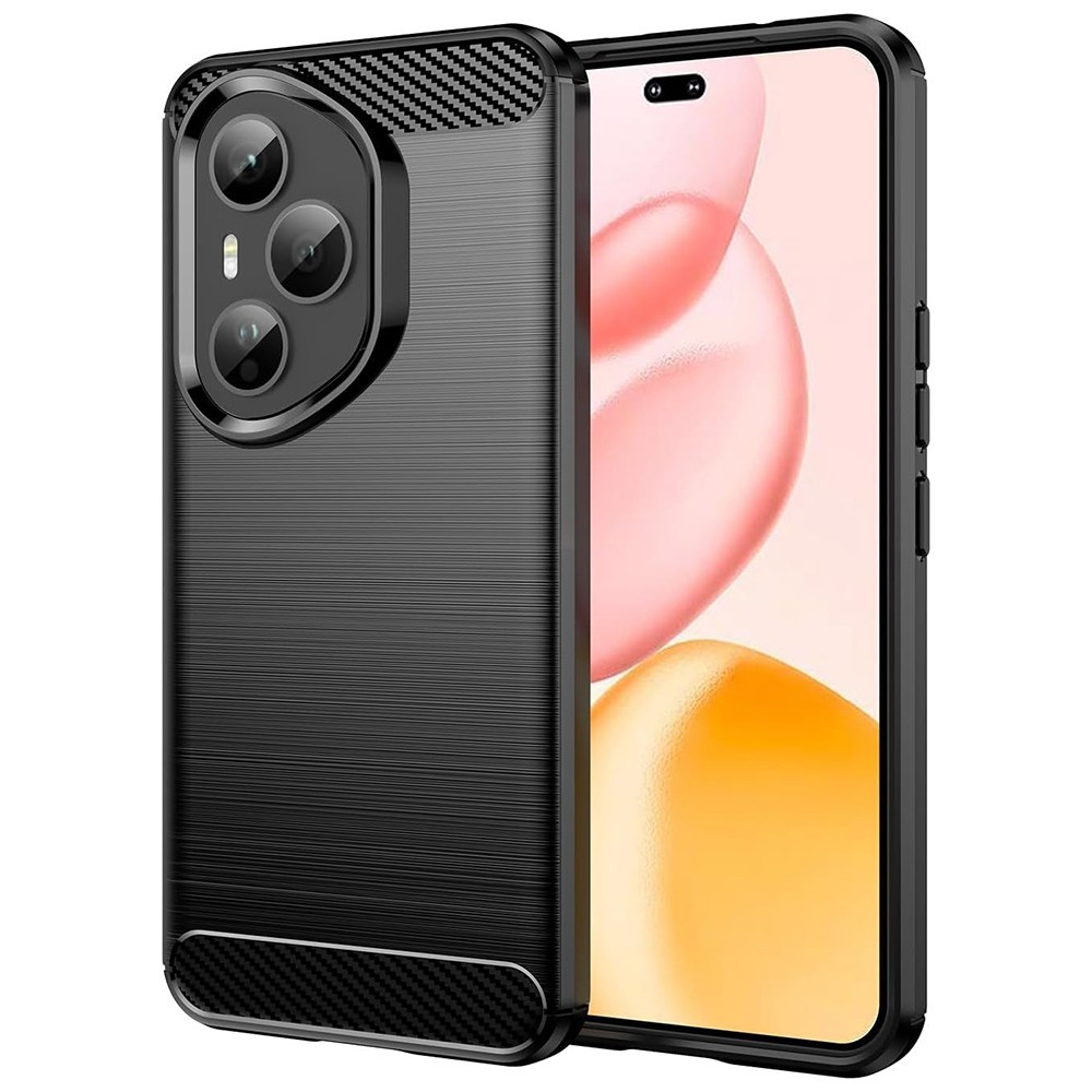 Techsuit - Carbon Silicone - Honor 400 Pro - Black