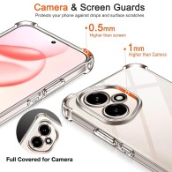 Techsuit - Shockproof Clear Silicone - Honor 400 Pro - Clear