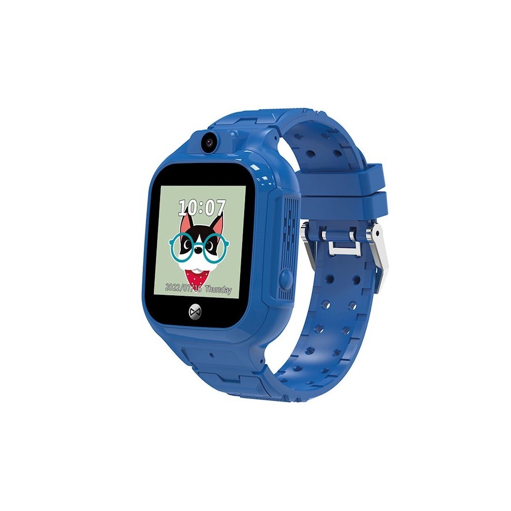 Детски Часовник Smartwatch Forever  KW-320, GPS, WiFi, Kids See Me! 3, Blue