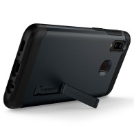 Spigen Slim Armor хибриден кейс с най-висока степен на защита за Samsung Galaxy A40, Metal Slate