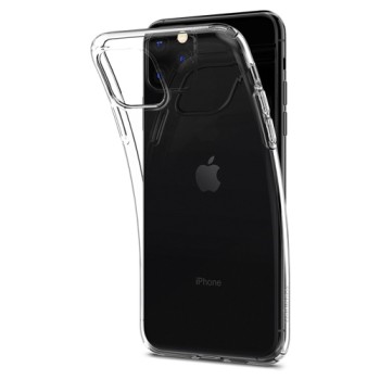Spigen Liquid Crystal тънък силиконов (TPU) калъф за Apple iPhone 11 Pro, Crystal Clear