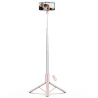 Селфи стик и Трипод Tech-Protect L09S, Bluetooth, Selfie Stick Tripod, Pink
