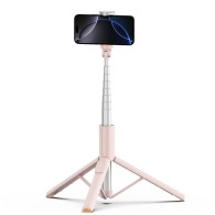 Селфи стик и Трипод Tech-Protect L09S, Bluetooth, Selfie Stick Tripod, Pink