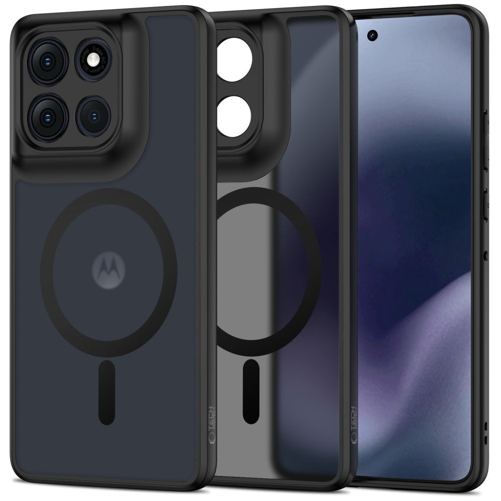 Калъф Tech-Protect Magmat Magsafe за Motorola Moto G86 5G / G86 Power 5G, Matte Black