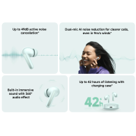 Безжични слушалки Xiaomi Redmi Buds 6, Cloud White