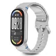 Каишка Tech-Protect Silicone Sport Strap for Xiaomi Smart Band 8 / 9 / 10 / NFC – Crayon Grey
