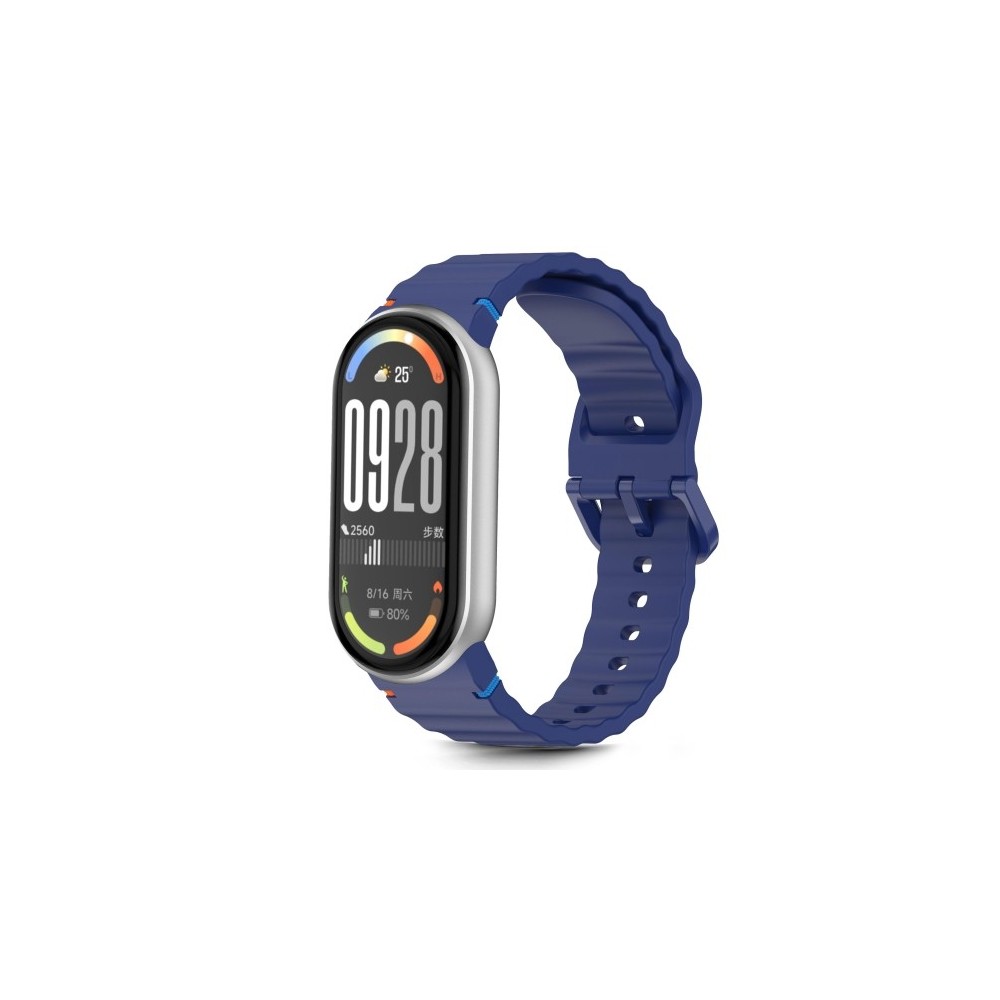 Каишка Tech-Protect Silicone Sport Strap - Xiaomi Smart Band 8 / 9 / 10 / NFC – Storm Blue
