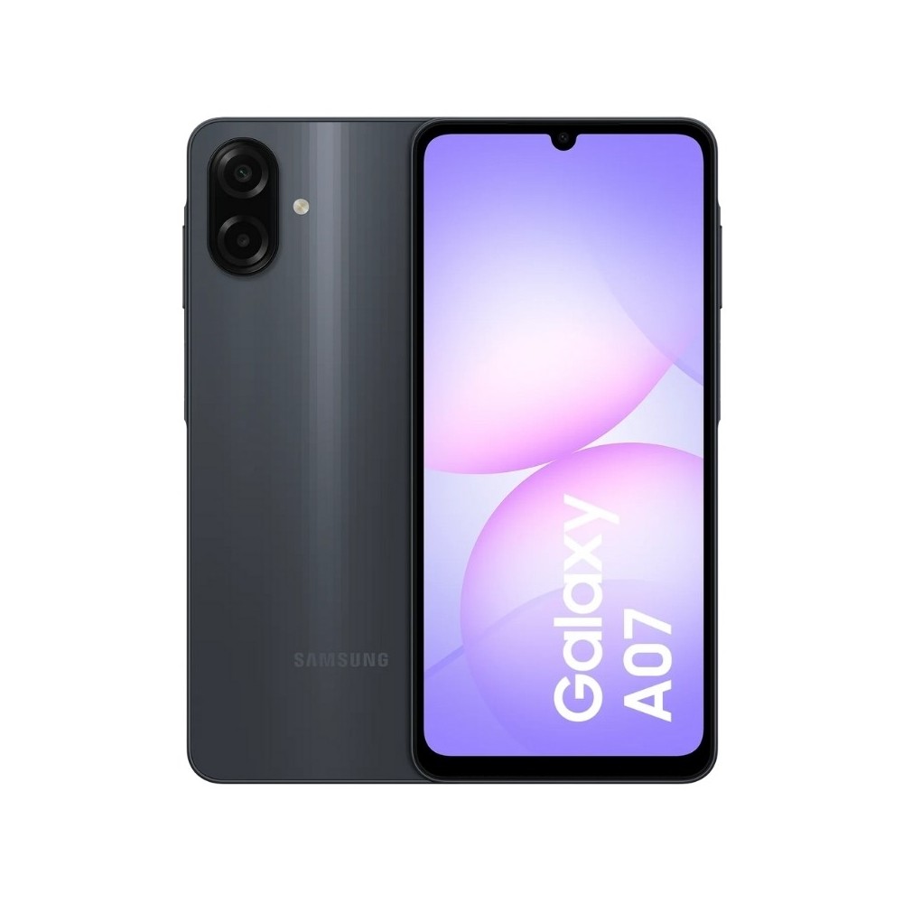 Смартфон Samsung Galaxy  A07, 128GB, 4GB, DualSim, Black