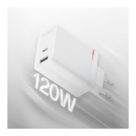 Комплект зарядно OnePlus Charger SuperVOOC 120W, Бял