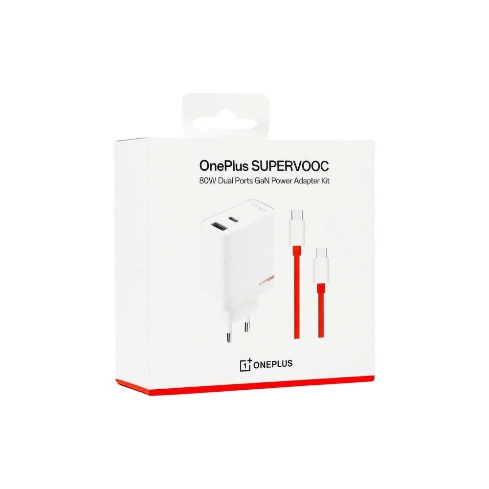 Комплект зарядно OnePlus Charger SuperVOOC 100W, Бял