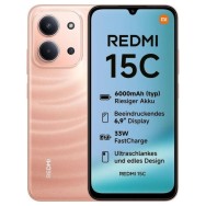 Смартфон Xiaomi Redmi 15C – 8GB RAM, 256GB, Dual SIM, 6000mAh, 6.9" HD+, Twilight Orange
