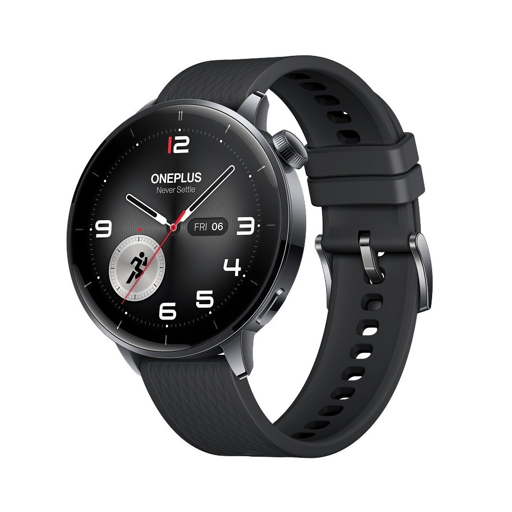 Смарт часовник OnePlus Watch 3 – 43mm, AMOLED, GPS, NFC, Bluetooth, Wi-Fi, Black Steel
