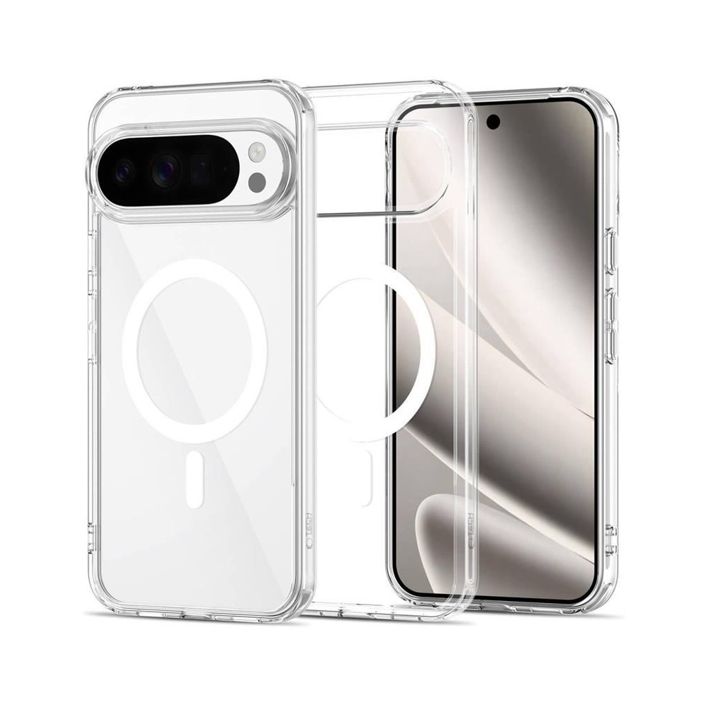 TECH-PROTECT FLEXAIR HYBRID MagSafe калъф – Google Pixel 10 Pro XL (Прозрачен)