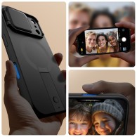 Tech-Protect Kevlar Aura MagSafe Калъф – iPhone 17 Pro (Черен)