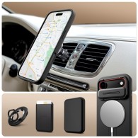 Tech-Protect Kevlar Aura MagSafe Калъф – iPhone 17 Air (Черен)