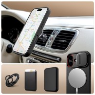 Tech-Protect Kevlar Aura MagSafe Калъф – iPhone 17 (Черен)