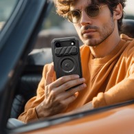 Tech-Protect Kevlar MagSafe Калъф – iPhone 17 Air (Черен)