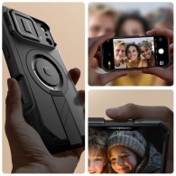 Tech-Protect Kevlar MagSafe Калъф – iPhone 17 Pro (Черен)