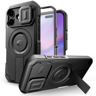 Tech-Protect Kevlar MagSafe Калъф – iPhone 17 (Черен)