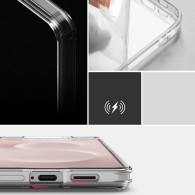 Ringke Fusion кейс за Galaxy S25 Edge – Прозрачен – TPU + PC защита