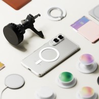 Ringke Fusion Magnetic кейс – Galaxy S25 Edge – Прозрачен – MagSafe съвместим