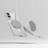 Ringke Fusion Magnetic кейс – Galaxy S25 Edge – Прозрачен – MagSafe съвместим