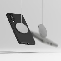 Ringke Onyx Magnetic кейс – Galaxy S25 Edge – Черен – MagSafe съвместим