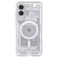 Spigen Ultra Hybrid Mag кейс – Galaxy S25 Edge – Zero One White – MagSafe съвместим