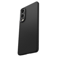 Spigen Liquid Air кейс за Galaxy S25 Edge – Мат Черен – TPU защита