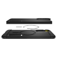 Spigen Tough Armor Mag кейс – Galaxy S25 Edge – Черен – MagSafe съвместим