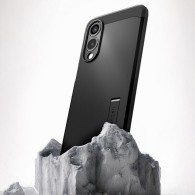 Spigen Tough Armor Mag кейс – Galaxy S25 Edge – Черен – MagSafe съвместим